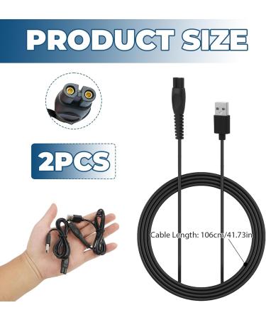 C ble USB Chargeur 5V Compatible avec Rasoir OneBlade Tondeuse lectrique MG5910 MG7910 MG9510 Adaptateur Universel pour One Blade C ble de Charge pour QP2724 QP2834 QP1924 Lot de 2 1M - Buy Online on GoSupps.com