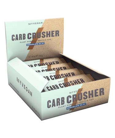 MyProtein Vegan Carb Crusher Chocolate Sea Salt 60 g Box of 12