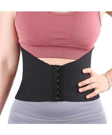 Rianpesn waist warmth belt plush adjustable waist belt |Three-row adjustable thickened forming thermal belly warmer cozy warm plush waist belt for back relief XL