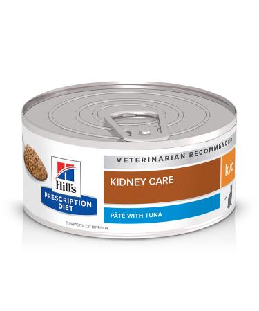 Hill's Prescription Diet k/d Kidney Care Wet Cat Food, Veterinary Diet Pt Tuna 5.5 Ounce (Pack of 24)