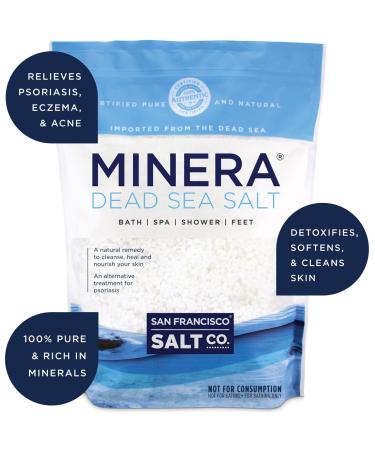 Minera Dead Sea Salt 10 lb. Bulk Bag - Coarse Grain | Natural Skin Care & Bath Salt - Buy Online on GoSupps.com