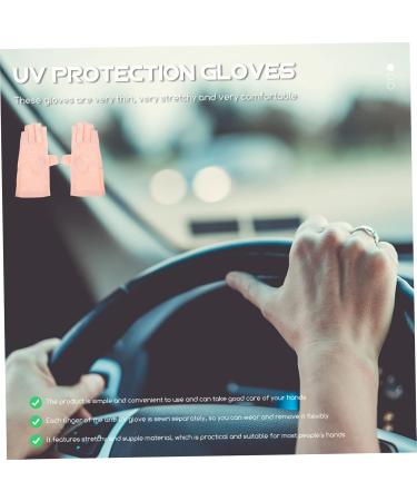 minkissy 1 Pair Sun Protection Half Finger Gloves Gloves Riding Gloves Uv Protection Gloves Sun Protection Gloves Summer Gloves Manicure Tools Anti-uv Miss Nylon - Buy Online on GoSupps.com
