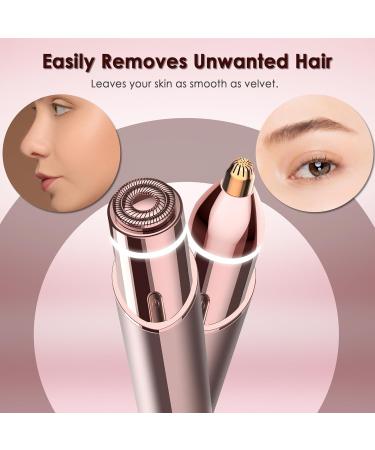 Flawless Finishing Touch Replacement Heads - Gen 3 Eyebrow Hair Remover Painless 18k Gold Blades (1+1) in Rose Gold - International Shipping Available - Buy Online on GoSupps.com