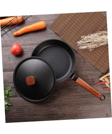 Ciieeo Pan Frying Egg Skillet Nonstick Omelette Skillet Stainless Steel Skillet Non Stick Cookware No Stick Mini Griddle Metal Cooking Utensils Wok Omelette Plate Crepe Wooden - Buy Online on GoSupps.com