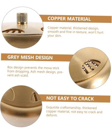 JECOMPRIS Moxibustion Device - Moxa Burner Container & Accessories for Massage | Vintage Moxibustion Box & Pot for Therapeutic Relief - Buy Online on GoSupps.com