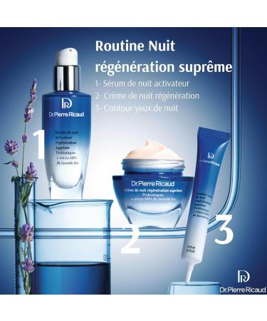 Dr Pierre Ricaud Cr me de Nuit R g n ration Supr me - Creme pour le Visage aux Probiotiques et Micro-ARN de Lavande Bio - Soin Anti-Age pour Femme - 40ml - Buy Online on GoSupps.com