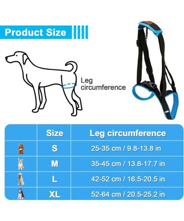 Mightyduty Portable Dog Hind Leg Support Harness | Help for Male & Female Dogs | International Shipping Available - Buy Online on GoSupps.com