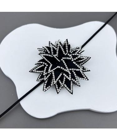 Buy Southjieling Vintage Flower Necklace | Unique Stylish Diamond Jewelry | Silver Fabric Necklace for Daily Use - Buy Online on GoSupps.com