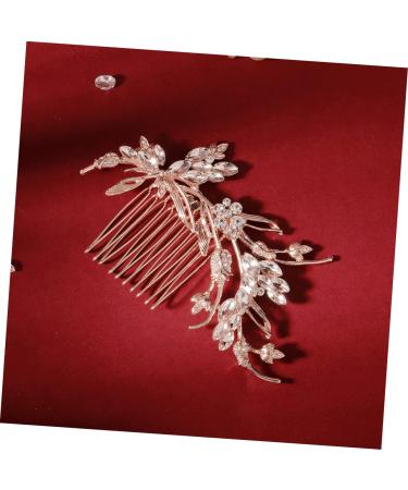 FRCOLOR 1 Pc Comb Hair Accessories for Bride Rhinestone Hair Clip Rhinestone Barrettes Bride Hair Accessory Wedding Headpiece Crystal Hairpiece Hair up Alloy Rhinestones Bridesmaid - Buy Online on GoSupps.com