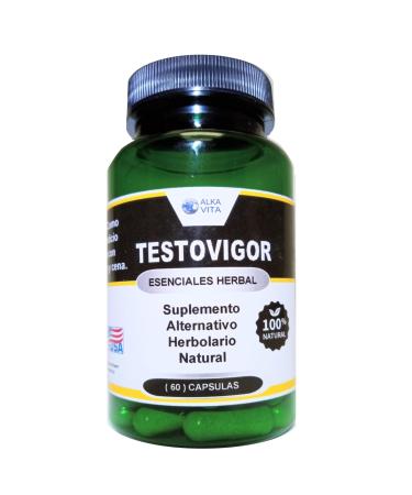 ALKA VITA Testosterone Booster TESTOVIGOR Herb Capsules Testosterona Herbolaria Capsulas