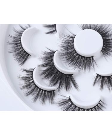 7 Pairs 3D False Eyelashes - 6D Handmade Fluffy & Reusable Artificial Lashes for Stunning Eyes (LJ07) - Buy Online on GoSupps.com
