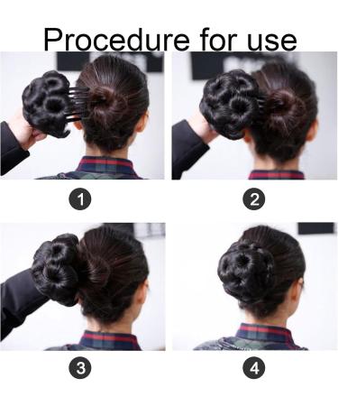 Traziewell Hair Donut Bun Brown Black Hair Bun for Women Ladies Hair Buns Donut Updo Hair Pieces Chignon Hair Extensions Thick Synthetic Hairpieces Brown Hair Extension 1213 FH001213 L - Buy Online on GoSupps.com