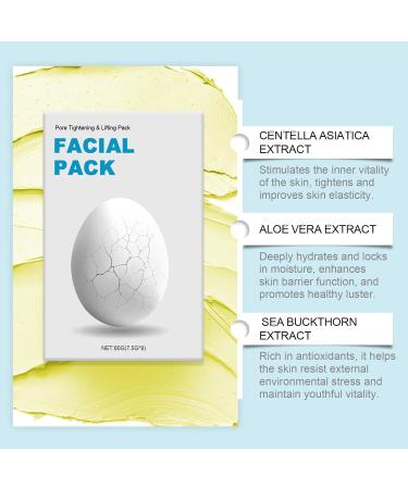 Hydrating Korean Facial Mask - Smooth Skin Repair Pore Tightening & Lifting Skincare - Buy Online on GoSupps.com