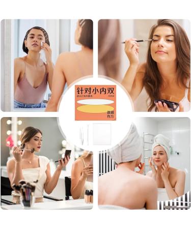 Eye Lid Tape for Hooded Eyes | Waterproof Invisible Eyelid Lift Strips - Professional Eye Lid Contour Stickers for Uneven or Monolids Hooded Droopy Eyelids - Buy Online on GoSupps.com