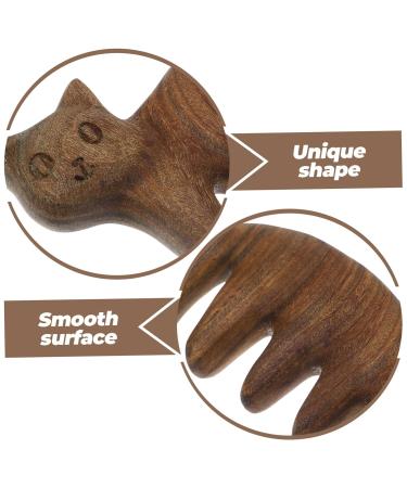 Anneome Cat Massage Comb - Hair Treatment & Care Tool | Sandalwood Scalp Massager for Cats | Kratzkamm & Kamm Hair Care - Buy Online on GoSupps.com