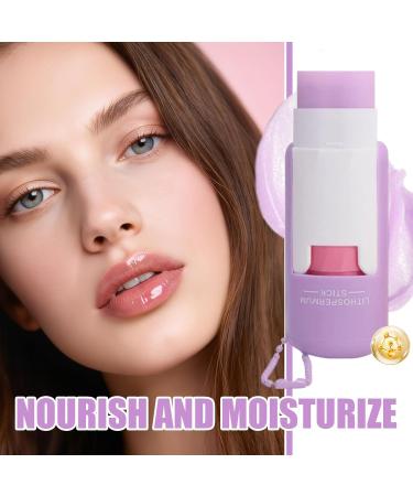 Moisturizing Lip Balm - 46g Clear Moisturizing Lipstick with Pearl Chain | For Women Young People Family Friends Winter Cold Weather Nighttime Makeup - Buy Online on GoSupps.com