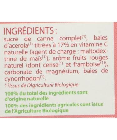 PHYTO-ACTIF | Ac rola Bio 1000 | Compl ment alimentaire Vitalit Bio | R duit la fatigue | Immunit | Vitamine C | 1000 mg d'Ac rola | 24 comprim s - Buy Online on GoSupps.com