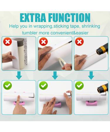 Small Silicone Tumbler Holder with Built-in Slot - Pink | Vinyl Decal Application Tool - Buy Online on GoSupps.com