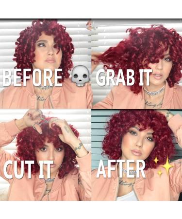 Short Loose Curly Wig for Black Women | Synthetic Natural Half Wig in Ginger (Orange) - Buy Online on GoSupps.com