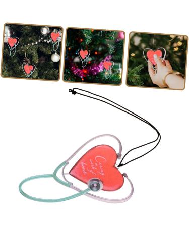 Heart-Shaped Pendant Medical Ornament | Christmas Tree & Home Decor | Caring Nurse Acrylic Ornament - Buy Online on GoSupps.com