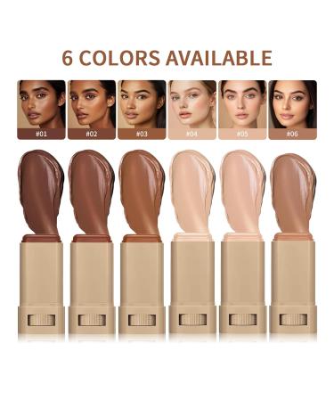Beauty Balm Serum Boosted Skin Tint Hydrating Tinted Moisturizer Sheer to Medium Coverage Radiant & Dewy Finish Lightweight Solid Tinted Foundation Stick for Flawless All-Day Wear (#03) - Buy Online on GoSupps.com