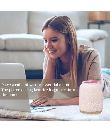 Siaxolo Ceramic Wax Warmer - Fragrance Wax & Candle Warmer for Home Office | Perfect Gift for Moms & Women - Buy Online on GoSupps.com