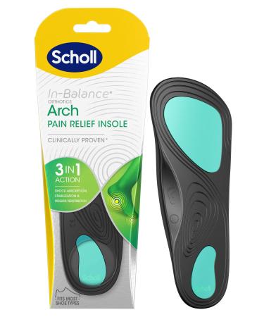 Scholl Orthotic Insole Arch Pain Relief Medium - Buy Online on GoSupps.com