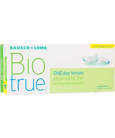 Bausch + Lomb Biotrue ONEday Presbyopia Soft Contact Lenses | Daily Lenses +02.25 Dpt DIA 14.2 mm BC 8.60 Add Low | 30 Pieces | Global Shipping - Buy Online on GoSupps.com