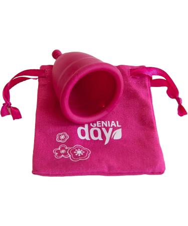 Genial Day Menstrual Cup - Medium Size | Eco-Friendly & Comfortable | 1 Count | Shop Internationally - Buy Online on GoSupps.com