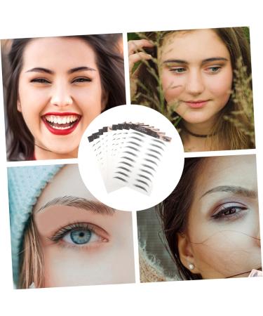 SOESFOUFU Black Eyebrows 10pcs Imitation Eco Eyebrow Sticker Stickers Makeup Stickers Black Stickers Grooming Stickers Brow - Buy Online on GoSupps.com