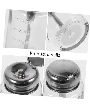  OKUMEYR Push Glass Bottle With Measuring Scales Nail Polish Remover Bottles Nail Polish Remover Pump Nail Polish Remover Glass - Buy Online on GoSupps.com