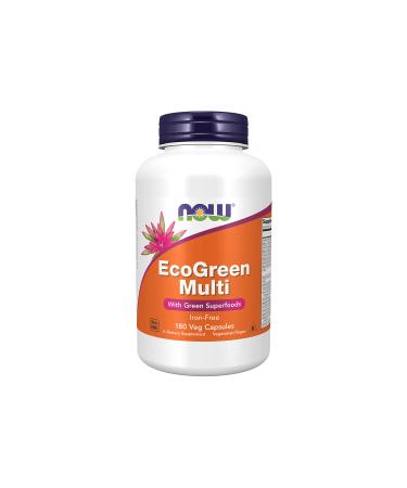 Now Foods EcoGreen Multi Iron-Free 180 Veg Capsules