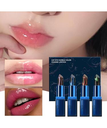  Yorajuy Chromatic Lipstick 4 Makeup Sticks Lightweight Moisturizing Care for Daily Makeup Natural Effect - Buy Online on GoSupps.com