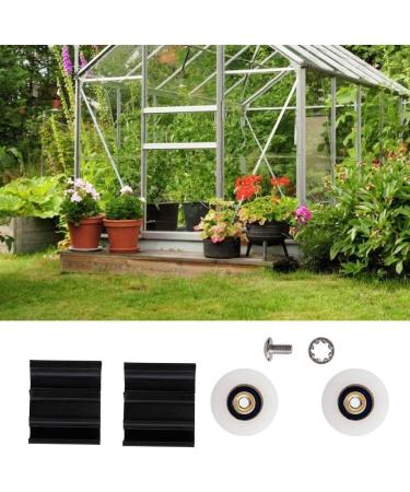 22mm Greenhouse Sliding Door Roller Set Halls Door Wheel Greenhouse Door Wheel Glass Greenhouse Screen Door Wheels Replacement Kit with Greenhouse Parts for Greenhouses Halls Door Roller - Buy Online on GoSupps.com