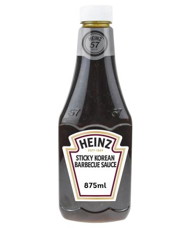 Heinz Sticky Korean Barbecue Sauce - Asian Style Barbecue Sauce in a Bottle - 1 x 875ml