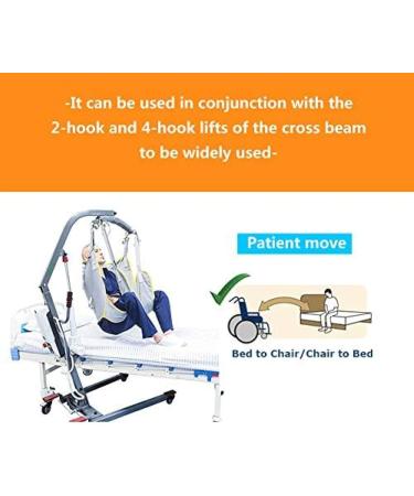 Large U Sling Full Body Patient Lift Sling with Mesh Medical Lift Equipment with Commode Cutout Four Point Support Tranfer Sling for Elderly and Disabled bonny369 - Buy Online on GoSupps.com