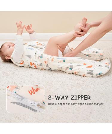 Looxii 3.5 TOG Baby Sleeping Bag in Beige | 100% Cotton Newborn Sleepsack for Boys and Girls 18-24 Months - Buy Online on GoSupps.com