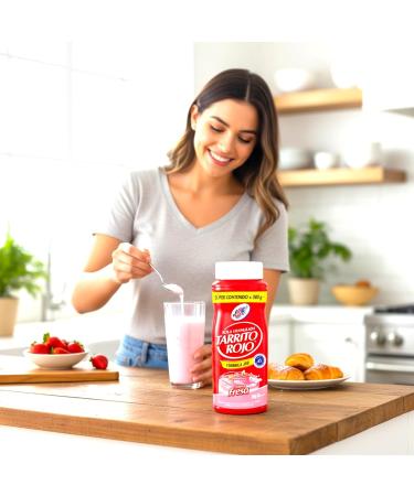 Kola Granulada Tarrito Rojo de Fresa Instant Strawberry Flavored Powdered Drink Mix 380g - Buy Online on GoSupps.com