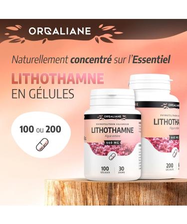 Lithotame (Lithothamne) 200 capsules 440 mg - Buy Online on GoSupps.com
