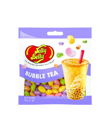 Jelly Belly - Bubble Tea Flavoured Jelly Beans Resealable Bulk Pack Assorted Tastes 12 x 70g Pouches