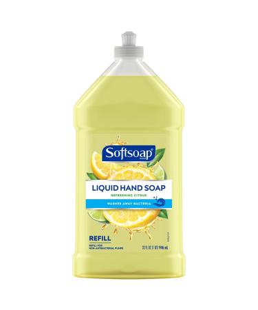 Softsoap Liquid Hand Soap Refill  Refreshing Citrus with Lemon Scent - 32 Fluid Ounce - Buy Online on GoSupps.com