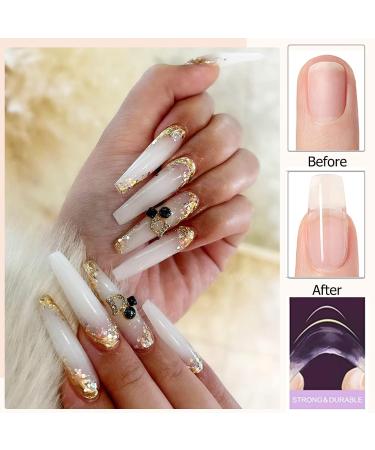 Vnicesli Clear Builder Gel - 4 in 1 Base Coat, Strengthening, Repair, and Polish - 10ml - Buy Online on GoSupps.com