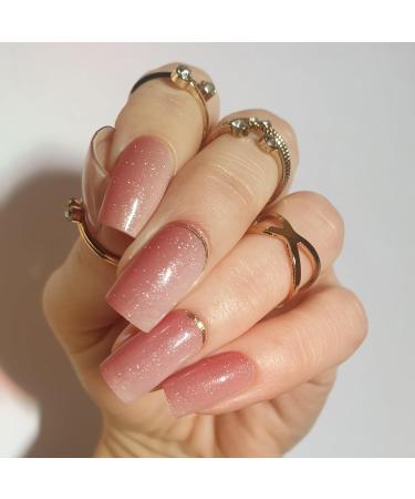 Zaubern gel4Home - UV Nail Wraps & Foils | Semi-Cured Gel Nails (Honeymoon) for Perfect Manicures Worldwide - Buy Online on GoSupps.com