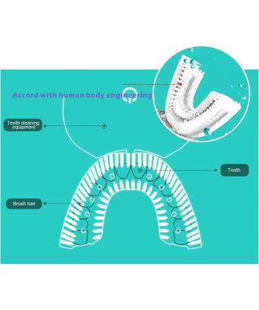 U-Shaped Kids Automatic Toothbrush 360 Smart U-Shape Toothbrush Toothbrush Electric U Shaped Toothbrush Toothbrush for Ultrasonic for Child Adult(White) - Buy Online on GoSupps.com