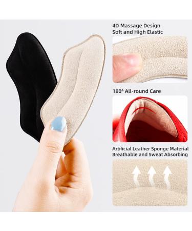 Heel Holder Pads - Comfort & Fit Inserts for Large Shoes | Prevent Heel Slides (4 Pairs) - Buy Online on GoSupps.com