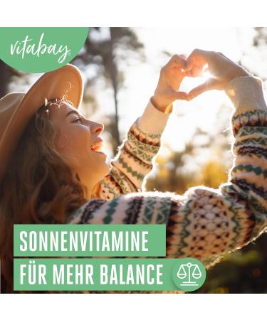 Vitabay Vitamin D3 10000 I.E. + K2 200 MCG Depot | Premium Quality Highly Dosed Vegan 180 Tablets | Laboratory Tested for Maximum Bioavailability - Buy Online on GoSupps.com