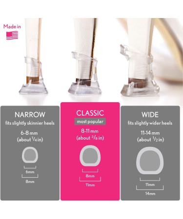 Solemates Heel Protector - Clear Narrow High Heel Stoppers for Women | International Shipping Available - Buy Online on GoSupps.com