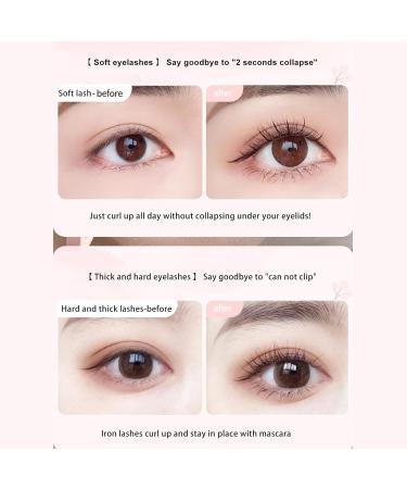 Qukaim Portable Electric Eyelash Curler Heated Eyelash Curler Portable Electric Lash Curler Quick Charging USB White Salon Home - Buy Online on GoSupps.com