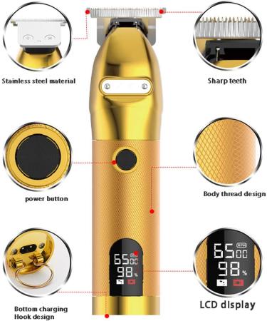 Panysilioer Hair Clippers for Men Cordless Clippers for Hair Cutting Beard Trimmer Barbers Grooming Kit Rechargeable LED Display - Buy Online on GoSupps.com