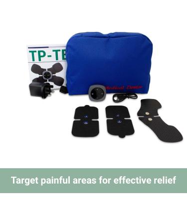 Wireless Rechargeable Mini TENS - Professional Strength Muscle Stimulator for Targeted Pain Relief - Ideal for Back, Neck, Knee, Arthritis & Sore Muscles - Buy Online on GoSupps.com